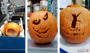 halloween | water jet cut pumpkins